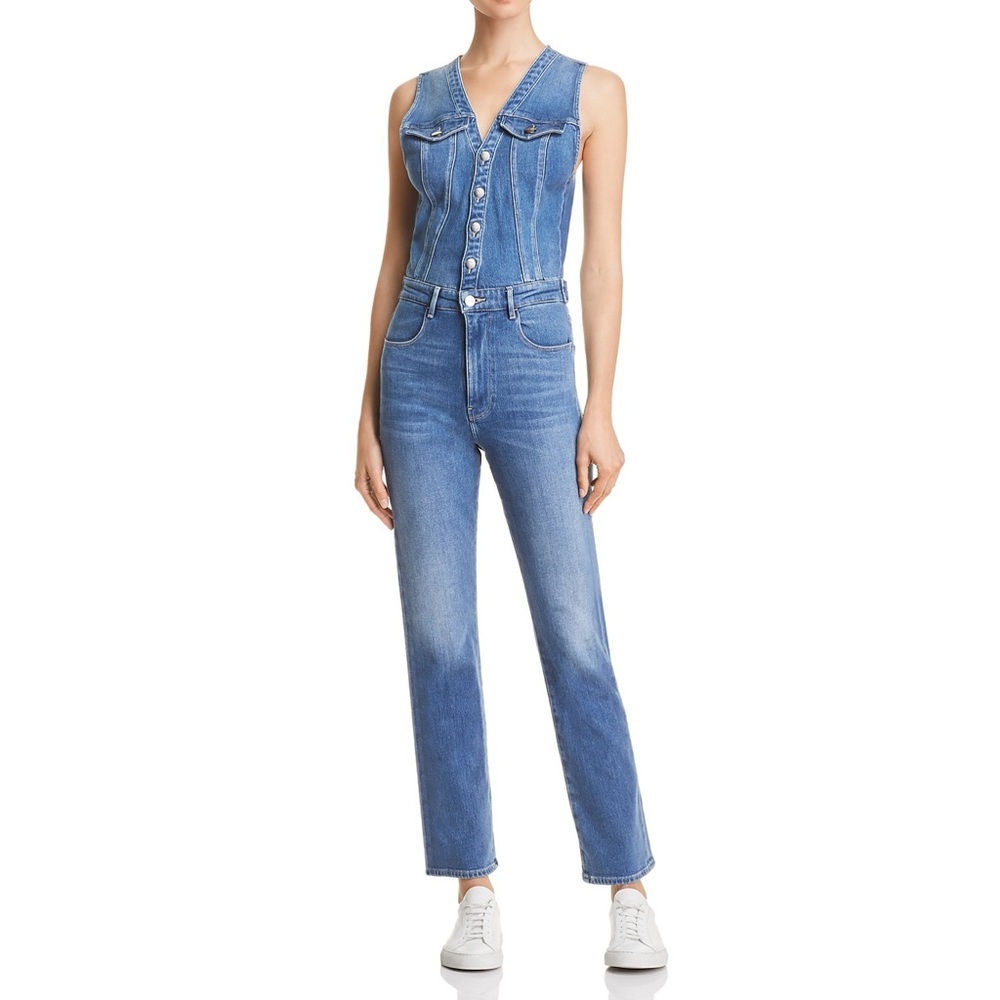 FRAME Le Slender Denim‎ Jumpsuit Size Medium